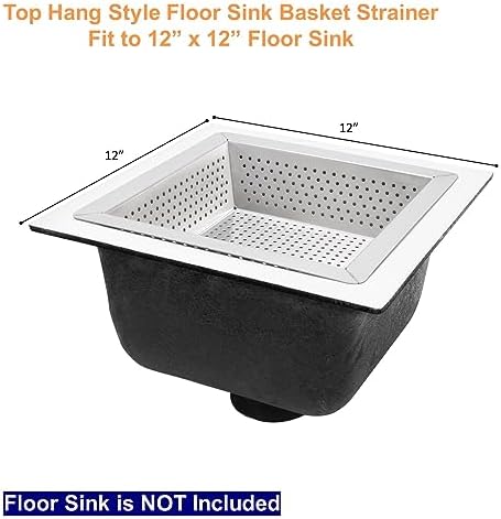 Leyso Stainless Steel Floor Sink Top Hang Basket Strainer Sink Drain Cover 10" - Image 5