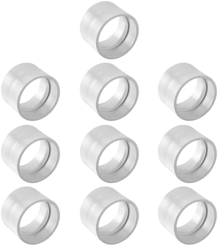 Asterbacks 2 inch PVC Pipe Coupler Schedule 40 White Coupling Pipe Fittings by AsterbacksPlumbingSystem