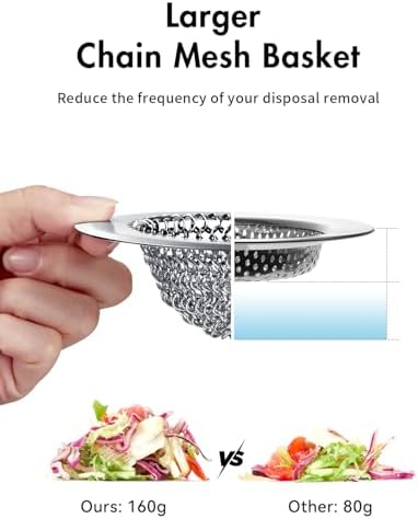 4 Pack Reversible Kitchen Sink Drain Strainer, Anti-Clog Flat Edge Design - Image 6