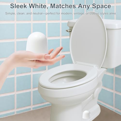 4 Packs Upgrade Toilet Bolt Caps, 1.44 Inch Height Plastic Toilet Bolt Covers - Image 6