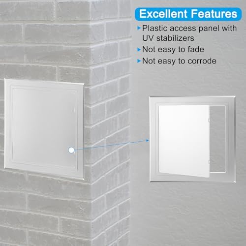 PATIKIL 6x6 inch Self-Adhesive Access Panel, ABS Plumbing Access Doors Easy - Image 3