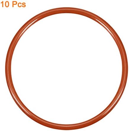 uxcell Silicone O-Ring, 43mm Outside Diameter, 38.2mm Inner Diameter, 2.4mm - Image 2