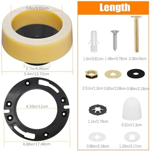 Extra Thick Toilet Wax Ring Replacement Kit - Image 2