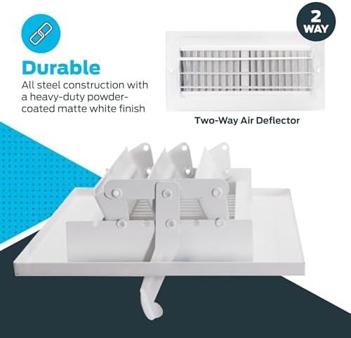 EZ-FLO 10 x 4 Inch Air Vent Cover - Image 5