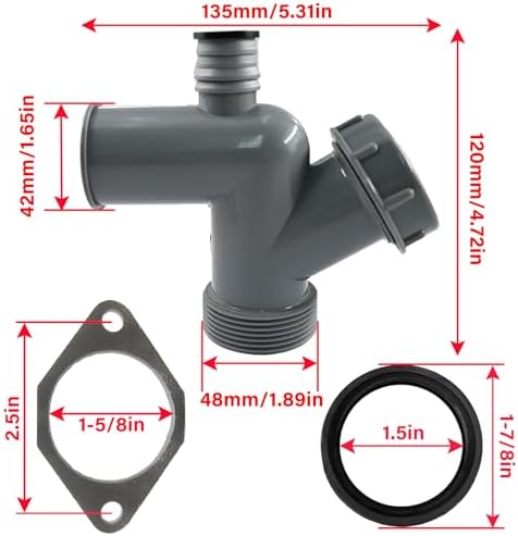 Garbage Disposal Drain Elbow Replacement Kit Compatibe - Image 2