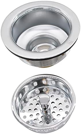 Westbrass CO2196-26 Combo Pack 3-1/2" Post Style Large Kitchen Sink Basket - Image 7