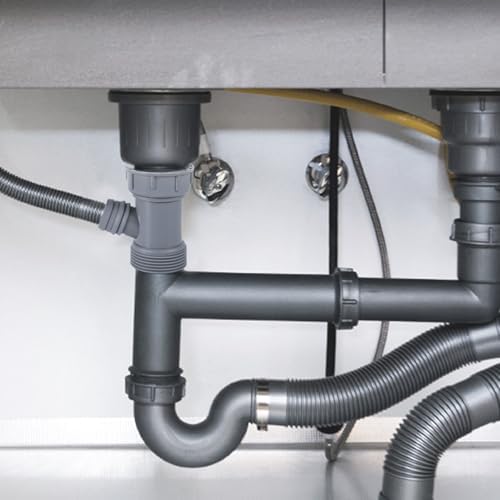 Dishwasher Drain Hose Adapter – Universal Sink Hose Adapter, Fits 1-1/2" & - Image 7