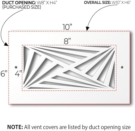 SABA Home Decor White Air Vent Cover - Image 2