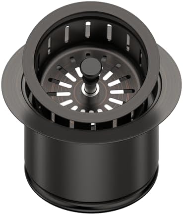 Kitchen Extended Garbage Disposal Flange Strainer Stainless Steel Assembly Kit by VISTOP