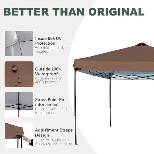 10x10 Canopy Replacement Top - Image 3