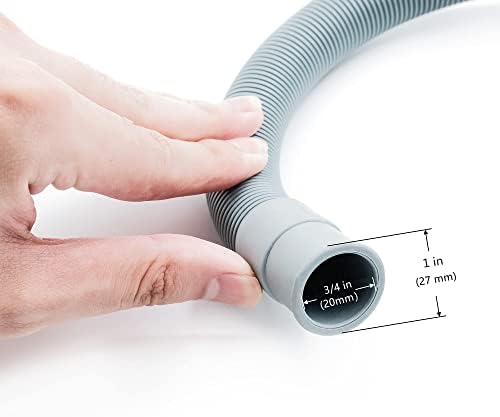 Elyfree 10ft Washing Machine Drain Hose, Universal Drain Hose Extension Kit - Image 4
