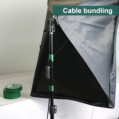 BOMEI PACK Dark Green Gaffer Tape, Matte Non-Reflective, 1inch x 30yds No - Image 7