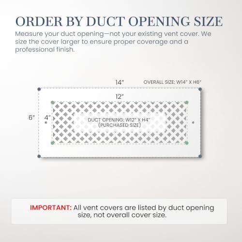 SABA Home Decor Air Vent Cover Grille - Image 2