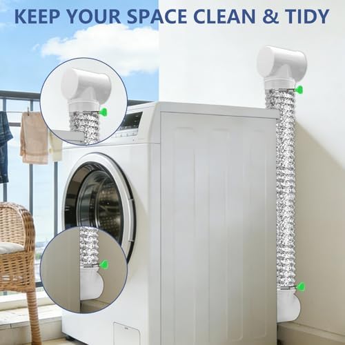 Dryer Vent Hose For Tight Space | Flexible Dryer Vent Connector Kit - Image 6