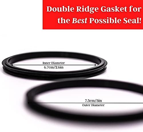 2 Pack Rubber Seal Replacement Gaskets - Image 4