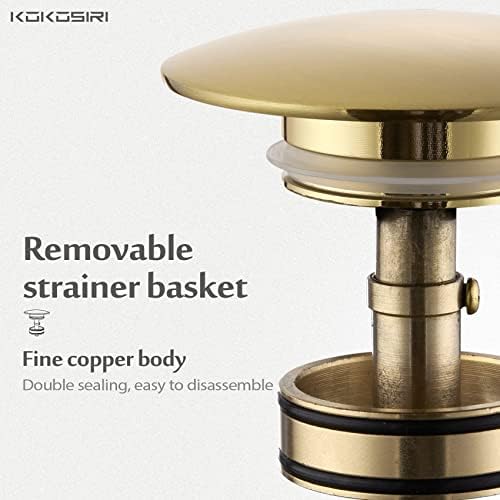 KOKOSIRI Pop Up Sink Drain - Image 3