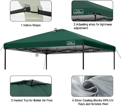 10x10 Replacement Top Pop Up Canopy Tent Cover Roof - Image 5