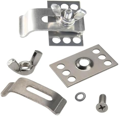 Undermount Kitchen Sink Clips, 304 Stainless Sink Brackets, Epoxy Sink Clips Kit - Image 3