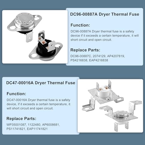 TOMOON DC47-00032A Dryer Heating Element Kit fit - Image 3