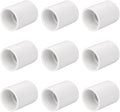9PCS 1 Inch PVC Pipe Coupling Adapter Pipe Fitting Connectors Socket x Socket by HayEastdor