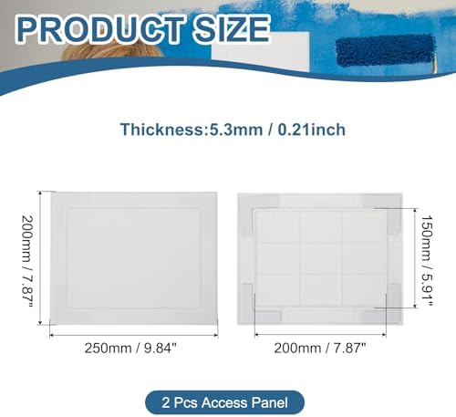 PATIKIL 8x6 Inch Self-Adhesive Access Panel - Image 2