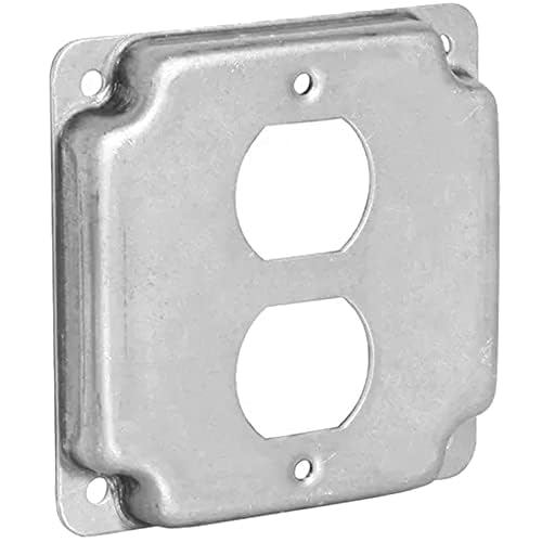 1-Gang Duplex Receptacle Electrical Box Cover - Image 2