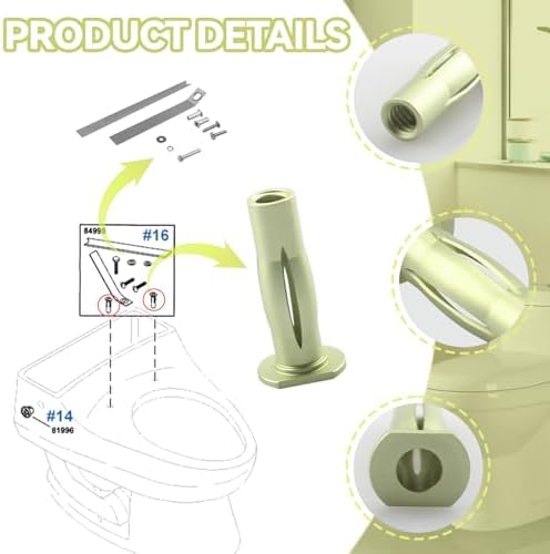 85040 Anchor Nut Replacement for Kohler Toilet Seat Hinge Parts - Image 5