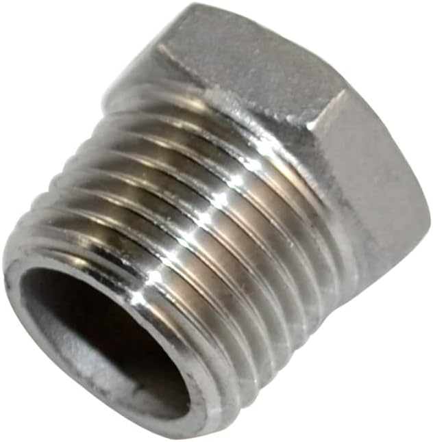 1/2" Male NPT to 3/8" Female NPT Female Reducing/Reducer Bushing Pipe Fitting - Image 5