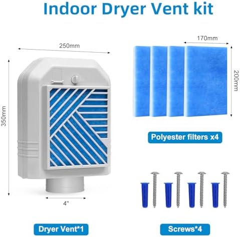 Indoor Dryer Vent Kit, Indoor Dryer Vent Box - Image 6