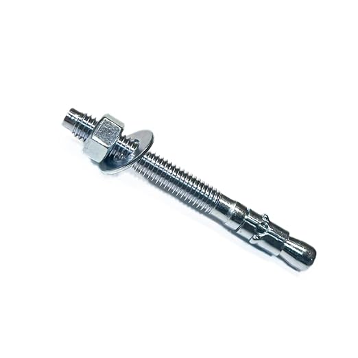 MIGHTY FASTENERS Zinc-Plated Steel Wedge Anchors, 3/8" X 3-3/4" by We%E2%80%99reFastenedtoYourNeeds