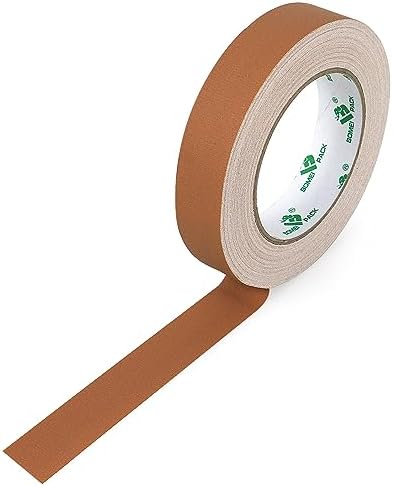 BOMEI PACK Brown Gaffer Tape, Matte Non-Reflective, 1inch x 30yds No Residue - Image 2