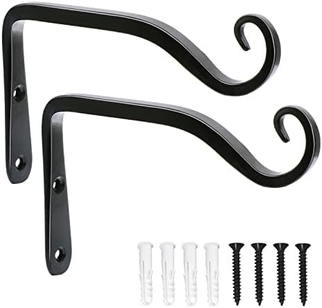 LOOGI Hanging Plant Bracket, Wall Hook Plant Hanger 6 Inch Decorative Hooks by LOOGI