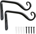 LOOGI Hanging Plant Bracket, Wall Hook Plant Hanger 6 Inch Decorative Hooks by LOOGI
