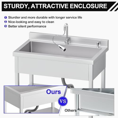 Stainless Steel Utility Sink - Image 6