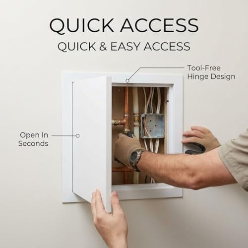 Access Panel with Door for Drywall, Flush Mount Drywall Access Panel, 8x8 and - Image 6