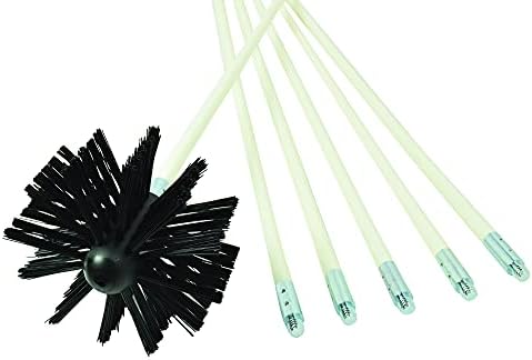 Deflecto DVBRUSH12K/6 Dryer Duct Cleaning Kit, Lint Remover, Extends up to 12 - Image 2
