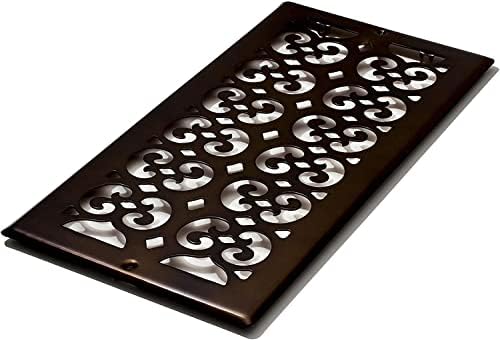 Decor Grates SP614W-RB Scroll Design Wall/Ceiling Register, 6x14 Inches - Image 3