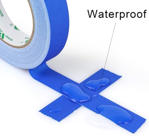 BOMEI PACK Blue Gaffer Tape, Matte Non-Reflective, 1inch x 30yds No Residue - Image 7