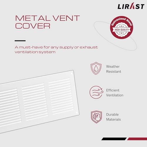 14x4 Vent Cover with Built-in Screen - Image 2