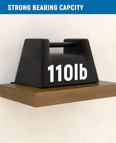 LEOPO 6-Pack 6 inch Floating Shelf Brackets, Hidden Shelf Bracket - Image 5