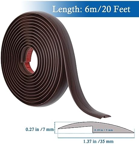 FONUNO Carpet Transition Strip Self Adhesive Floor Transition Strip - Image 2
