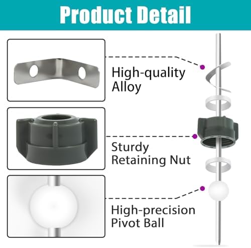 6 Pcs Lavatory Pop Up Center Piece Assemblies Compatible - Image 5