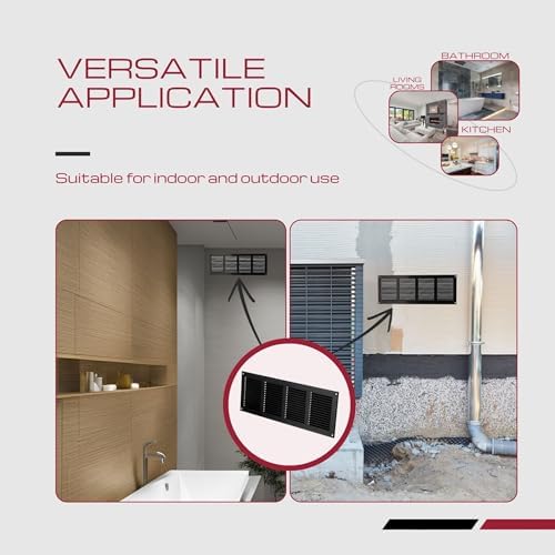 14x4 Vent Cover with Built-in Screen - Image 4