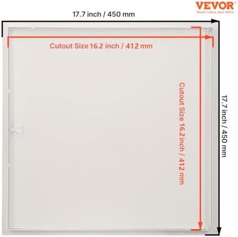 VEVOR Access Panel for Drywall, 16 x 16 in Galvanized Steel Access Door - Image 7