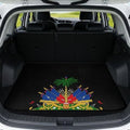 Haiti Flag Heavy Duty Trunk Mat 29"x39" by Darisoco