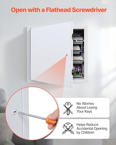 VEVOR Access Panel for Drywall, 15.2 x 15.2 in Galvanized Steel Access Door - Image 5