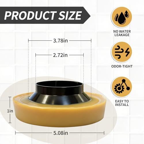 Thick Toilet Wax Ring 8 Pack - Image 2