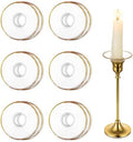Hewory Glass Bobeches for Candlesticks by Hewory