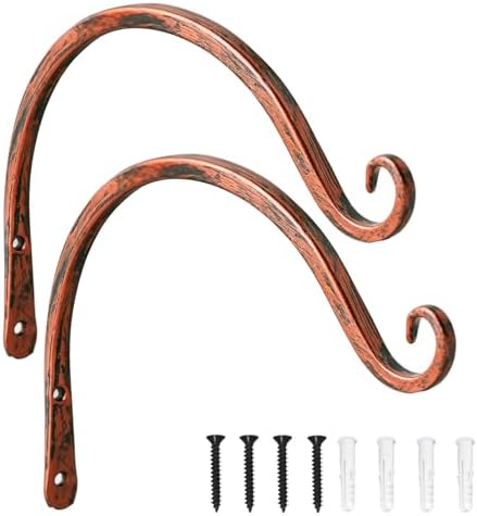 LOOGI Hanging Plant Bracket, Wall Hook Plant Hanger 6 Inch Decorative Hooks by LOOGI