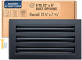 Fits 12x6 Duct Opening, Modern AC Vent Cover, Linear Slot Diffuser by Handua